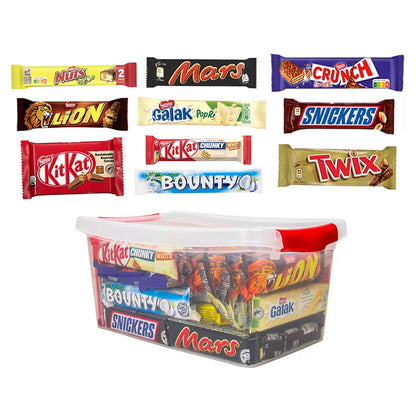 Assortiment chocoladerepen Mars & Nestlé - 42 stuks - 1986g