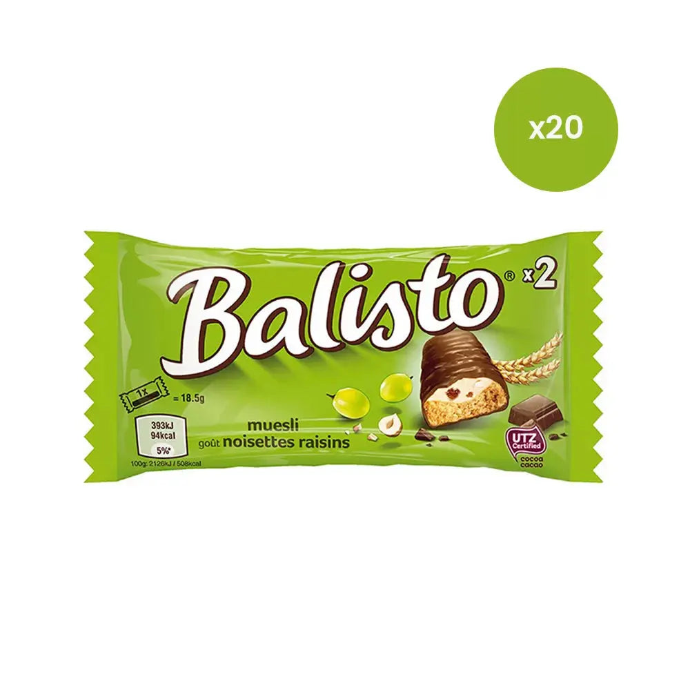 Balisto Muesli met noten en rozijnen - 37g x20