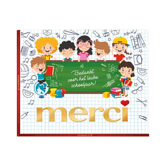 Bedankt voor het leuke schooljaar - merci Finest Selection Assorti chocolade - 8 smaken - 250g
