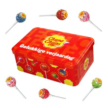 Chupa Chups Best of candy collection box "Gelukkige verjaardag" - lollies - 48 stuks - 620g