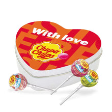 Chupa Chups Best of Mini candy geschenkdoos hartje "With Love" - 90g