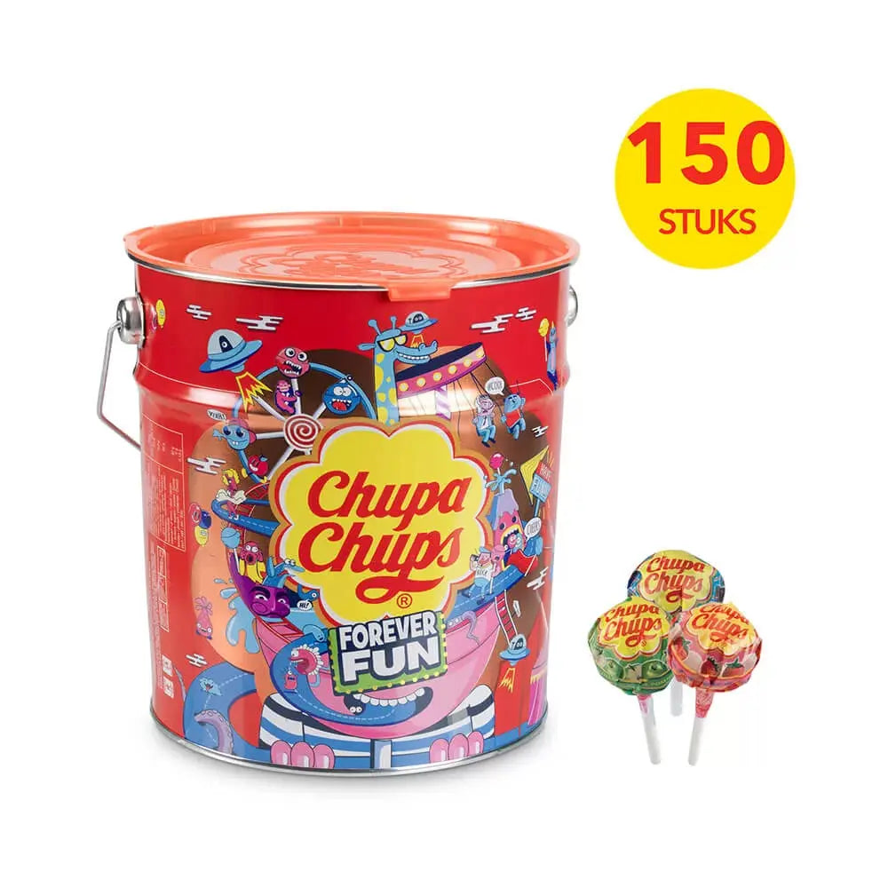 Chupa Chups "best of" tin - 150 Stuks - 1800g