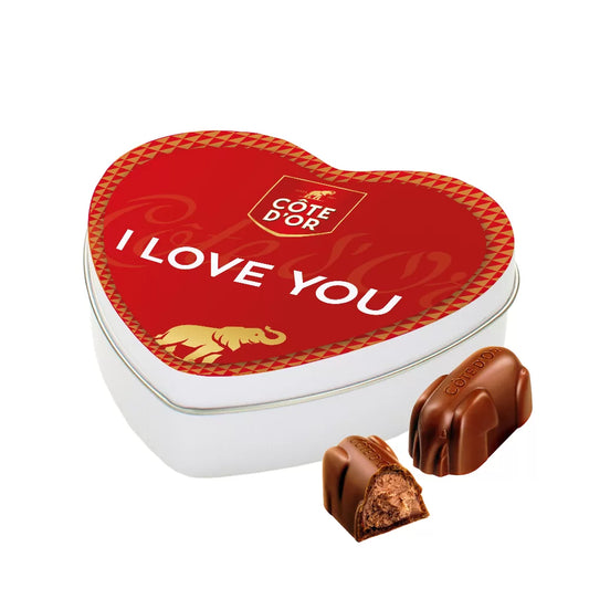 Côte d'Or Bouchée geschenkdoos hartje "I love you" - 100g