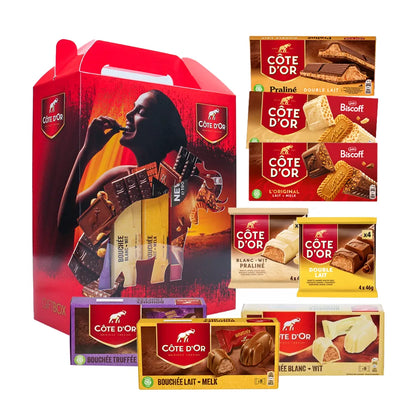 Côte d'Or chocolade giftbox - praliné & Biscoff - 1472g
