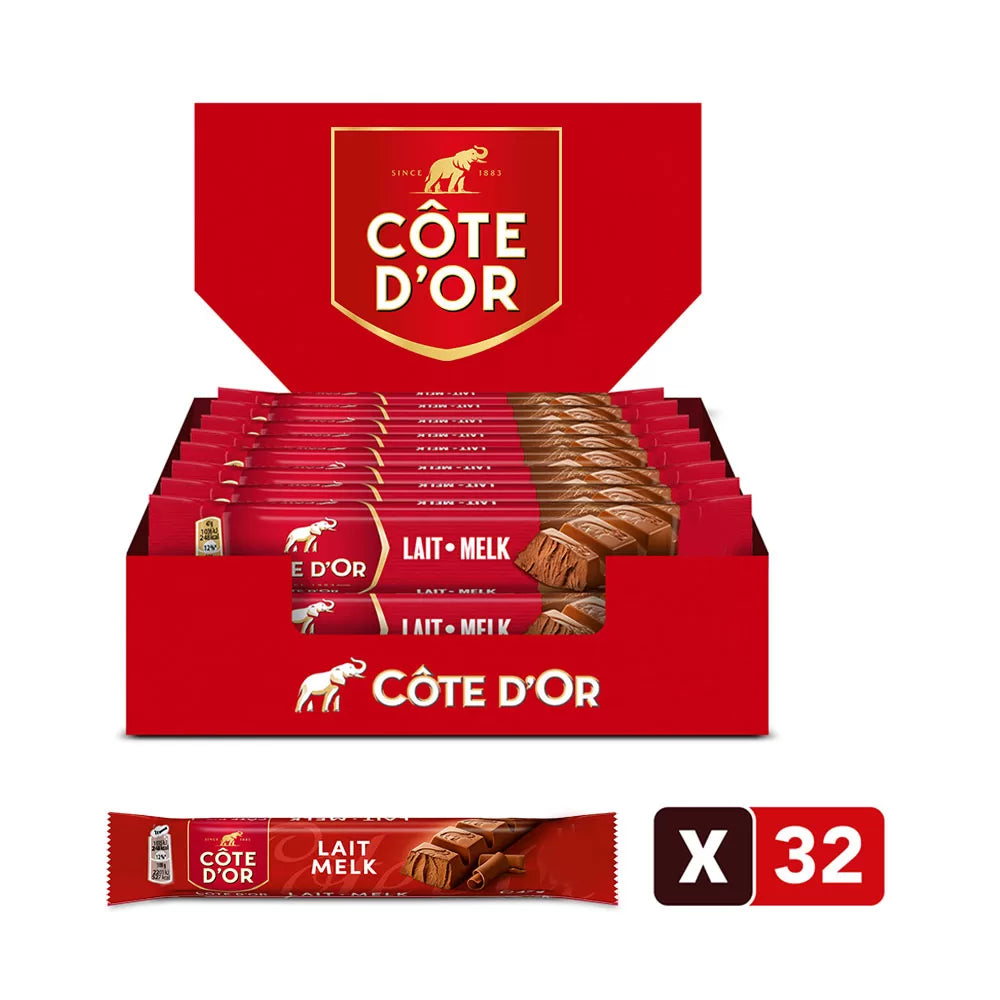 Côte d'Or chocoladerepen - melk - 47g x 32