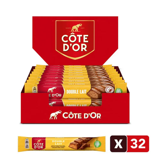 Côte d'Or chocoladerepen - melk double lait - 46g x 32
