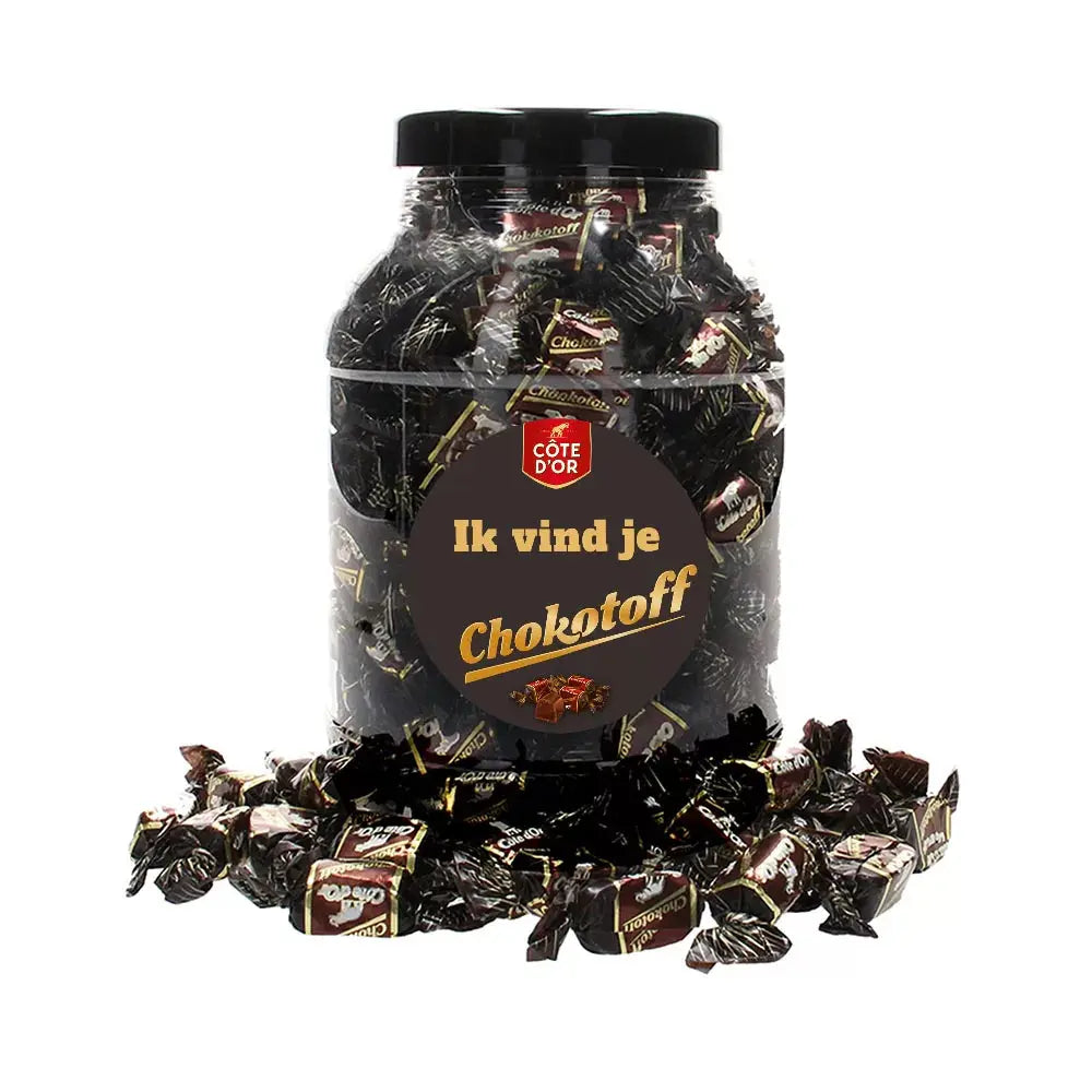 Côte d'Or Chokotoff chocolade - "Ik vind je Chokotoff" - 1600g