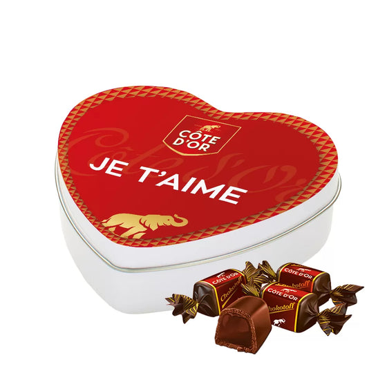 Côte d'Or Chokotoff geschenkdoos hartje "Je t'aime" - 180g