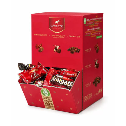 Côte d'Or dispenser - Mini Bouchée-Mini Nougatti-Chokotoff - 120 stuks - 1312g