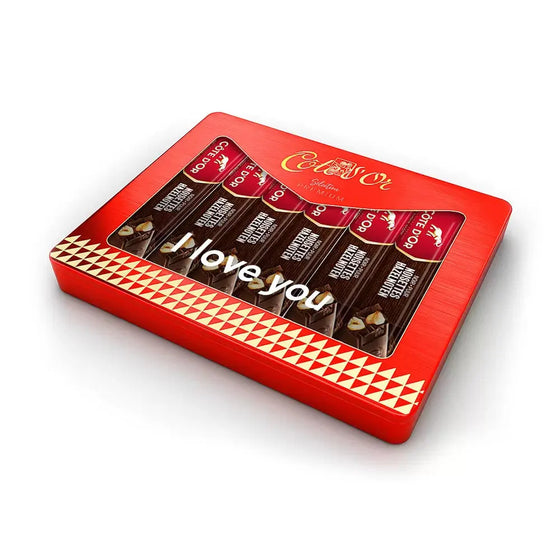 Côte d'Or luxueuze geschenkdoos - PERSO - 6 chocoladerepen puur hele hazelnoten - 270g