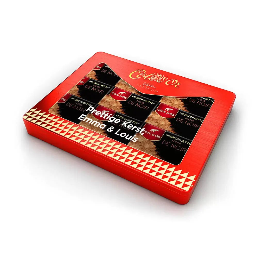 Côte d'Or luxueuze geschenkdoos - PERSO - Mignonnette Noir de Noir - 260g