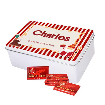Côte d'Or Mignonnette melk - Tinbox L - Full PERSO - 600g