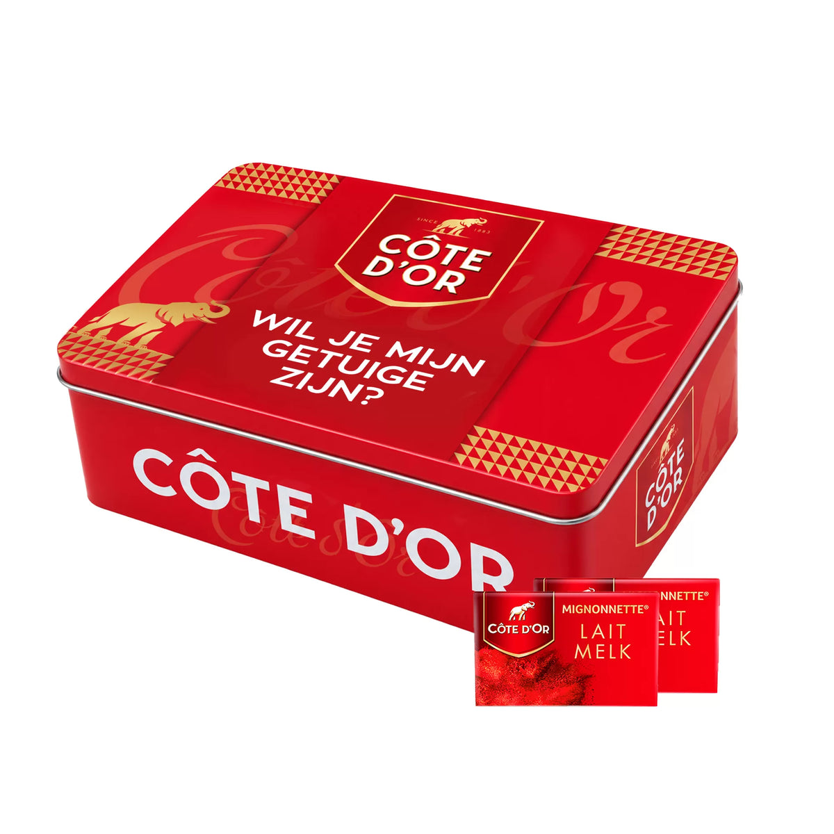 Côte d'Or Mignonnette melk - Tinbox L - PERSO - 600g