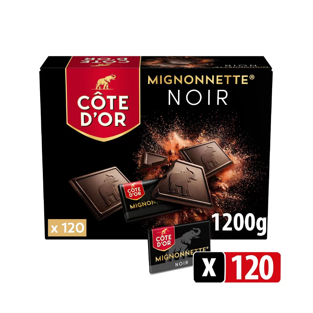 Côte d'Or Mignonnette noir de noir 120 stuks - 1200g