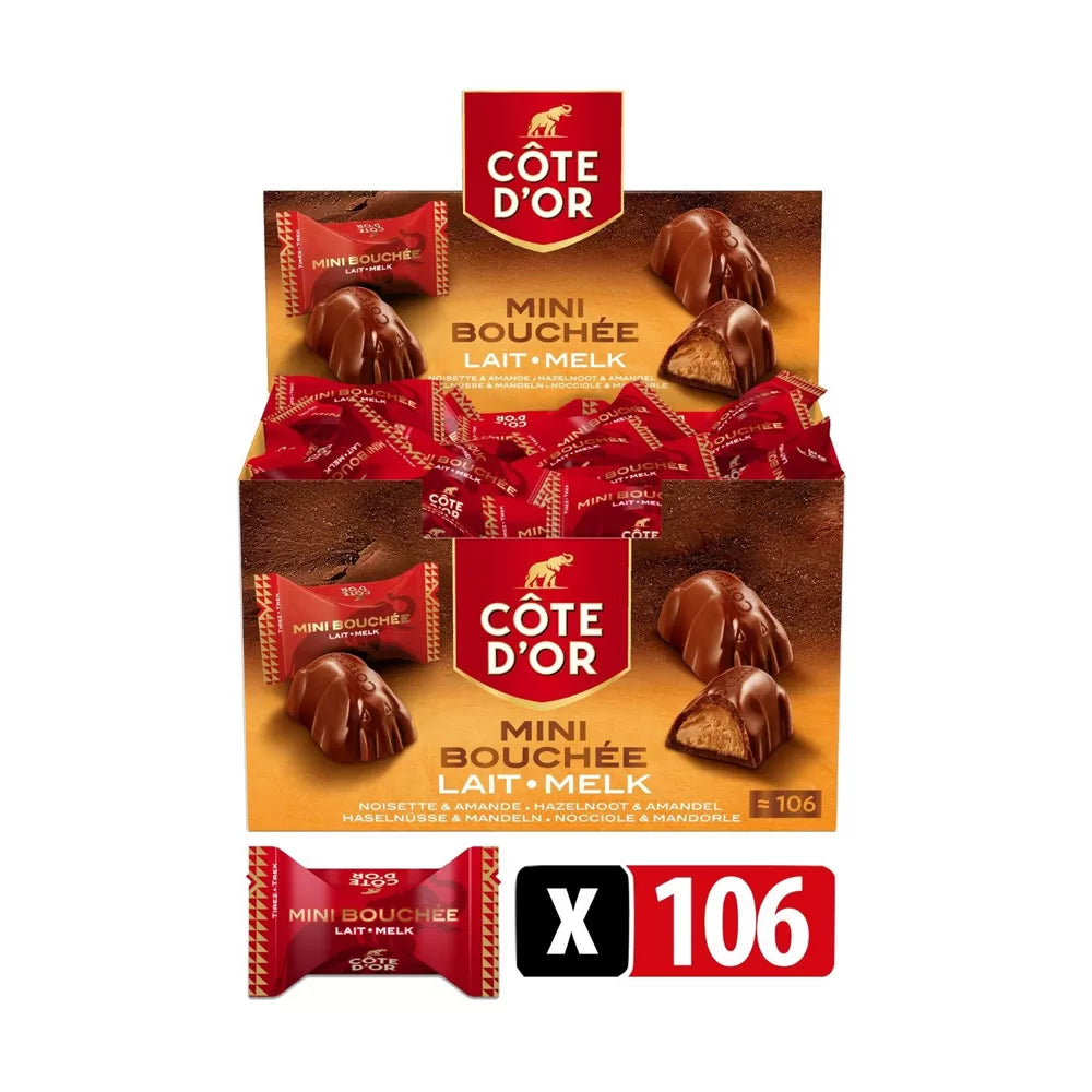 Côte d'Or Mini Bouchée melk - 106 stuks - 1000g