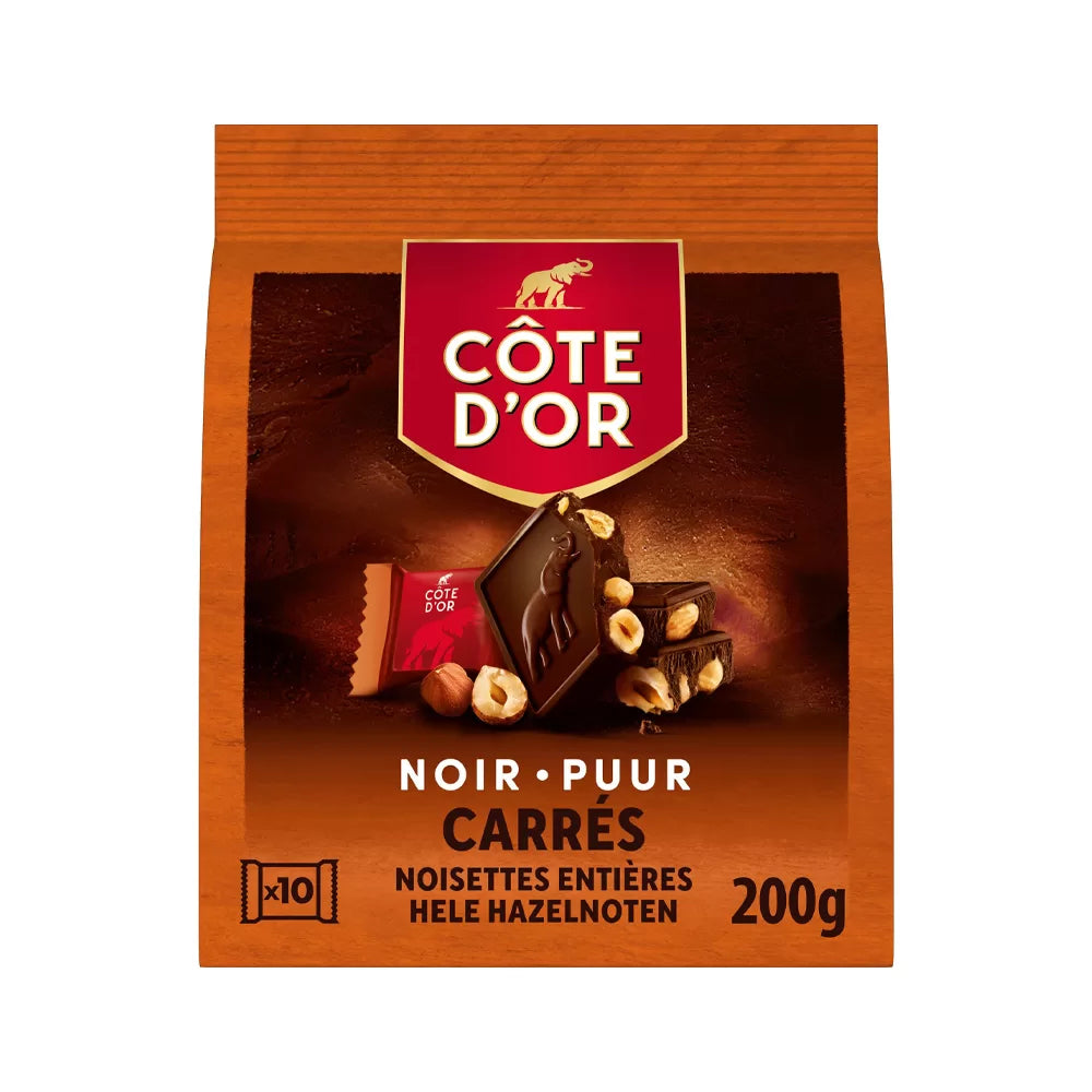 Côte d'Or Mini carré puur hele noot - 20g x10