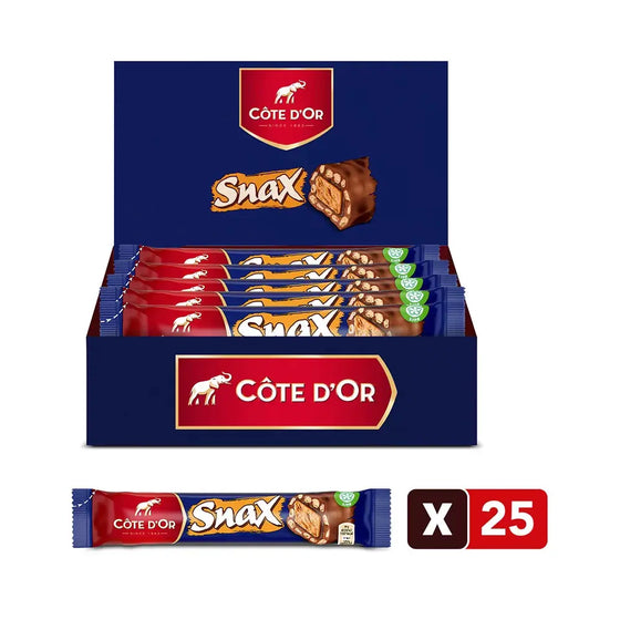 Côte d'Or Snax big size - gepofte rijst - 60g x25