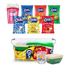 Croky XL Snackbox - Naturel, Paprika, Bolognese, Pickles, Ketchup & zoete popcorn - 740g