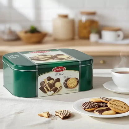 Delacre Tea Time "Liefste papa" - Koekjesdoos tin - 1000g