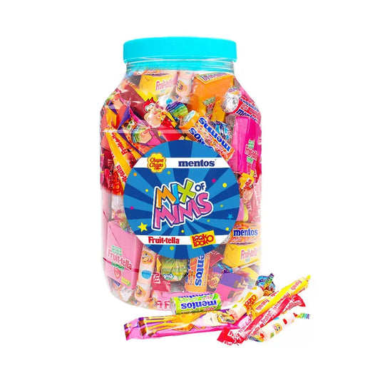 Fruit-tella, Mentos, Chupa Chups & Look-O-Look snoepmix - strooigoed - 1000g