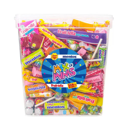 Fruit-tella, Mentos, Chupa Chups & Look-O-Look snoepmix - strooigoed - 1794g