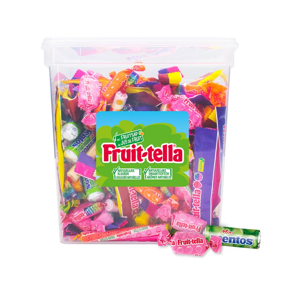 Fruit-tella Ultimate mini's mix XL - ca. 200 stuks - 2020g