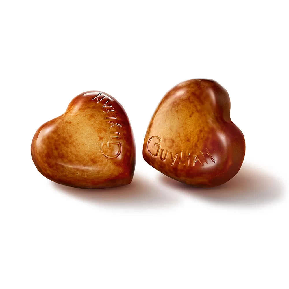 Guylian Love Praliné Hearts - chocolade hartjes pralines met hazelnootvulling - 105g