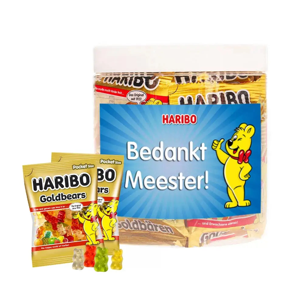 Haribo Goudberen "Bedankt Meester!" - 250g