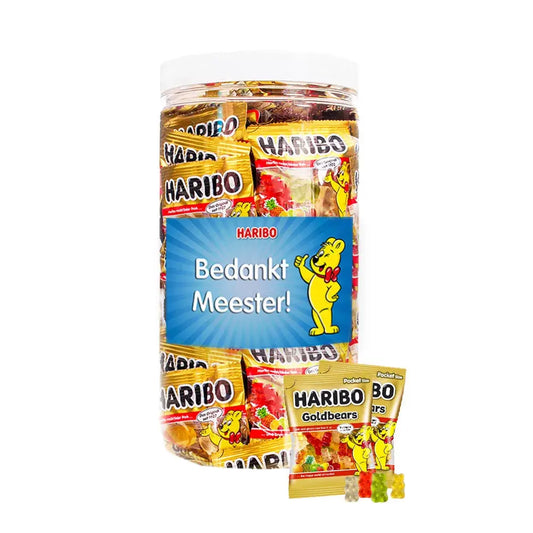 Haribo Goudberen "Bedankt Meester!" - 600g