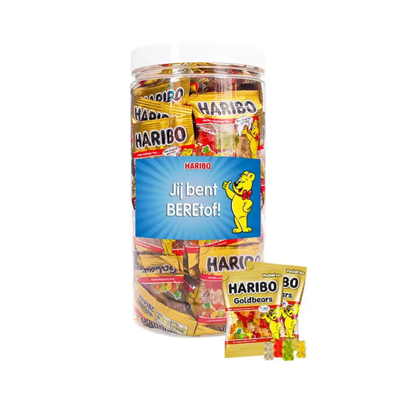 Haribo Goudberen "Jij bent BEREtof!" - 600g