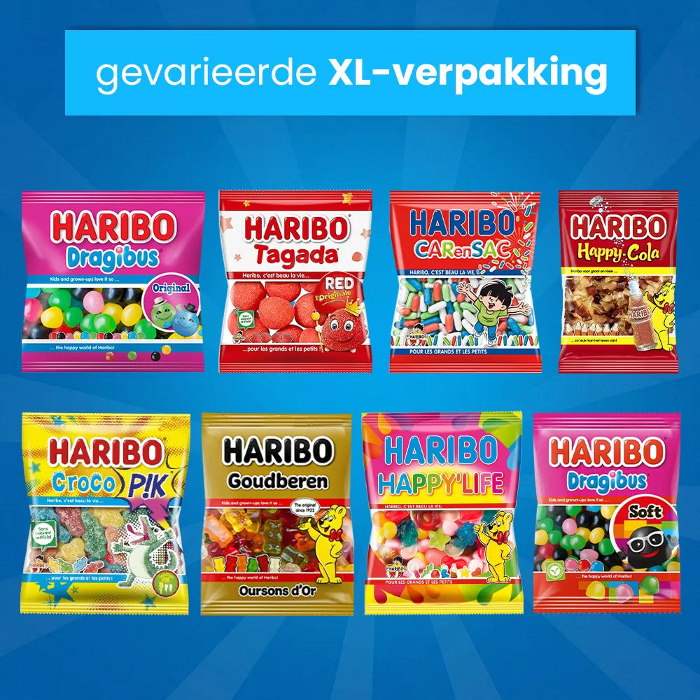 Haribo Mega-Fête Birthday Box - Uitdeelsnoep - 800g