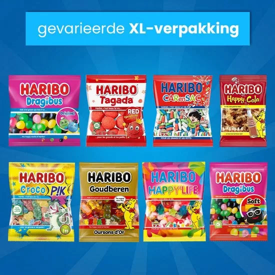 Haribo Mega-Fête snoepzakjes mix - Strooigoed - 1000g
