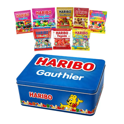 Haribo Mega-Fête - Tinbox L - PERSO - 500g