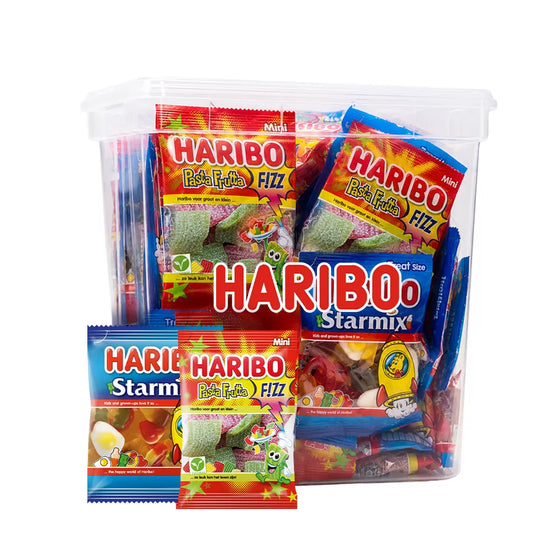 Haribo mini mix - Starmix & Pasta Frutta - ca.80 stuks - 1720g