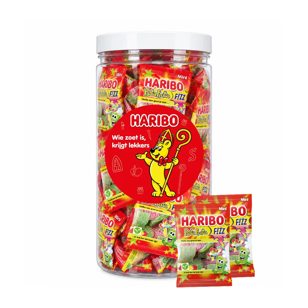 Haribo Pasta Frutta snoep van Sinterklaas - ca. 30 zakjes - 540g