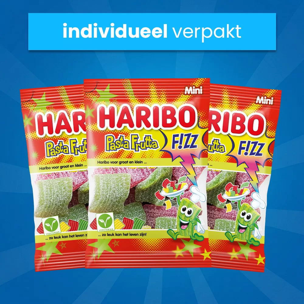 Haribo Pasta Frutta snoep van Sinterklaas - ca. 30 zakjes - 540g