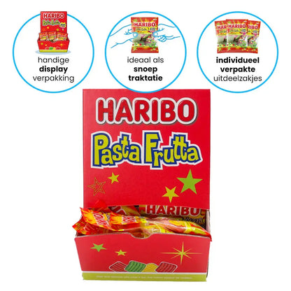 Haribo displaybox Pasta Frutta F!ZZ - 720g Haribo