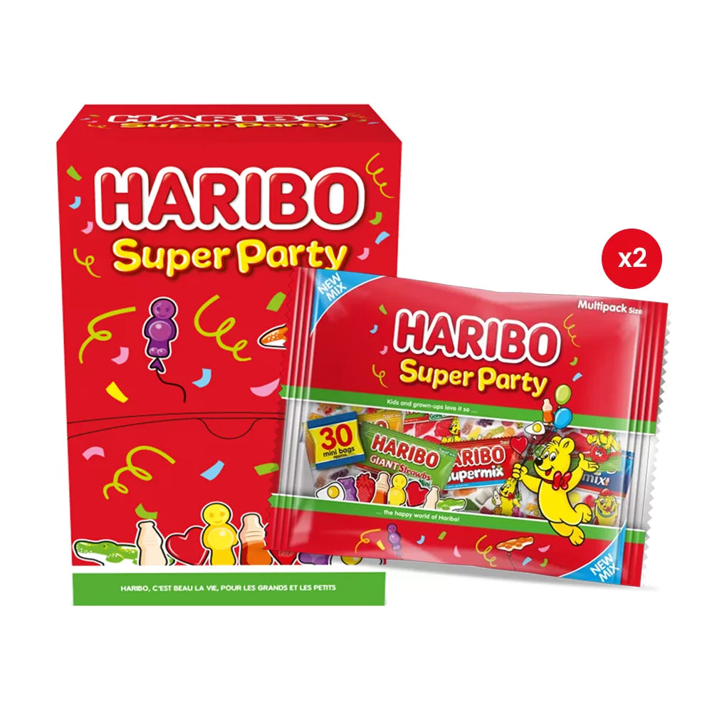 Haribo uitdeelbox "Super Party!" - 960g