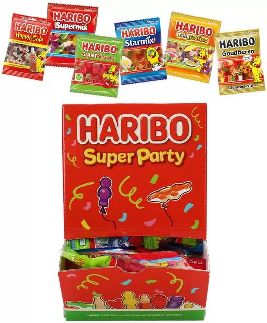 Haribo uitdeelbox "Super Party!" - 960g