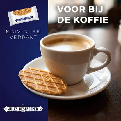Jules Destrooper dispenser met Natuurboterwafels - 120 stuks - 600g