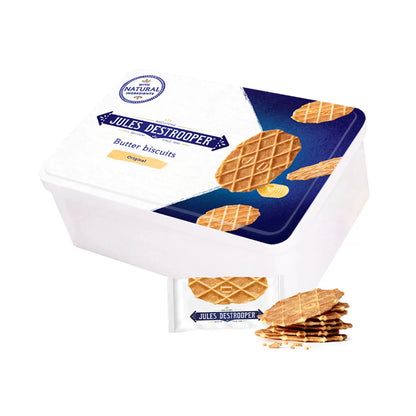 Jules Destrooper geschenkdoos - Natuurboterwafels pocket - 24 koekjes - 144g