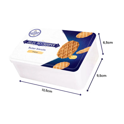 Jules Destrooper geschenkdoos - Natuurboterwafels pocket - 24 koekjes - 144g