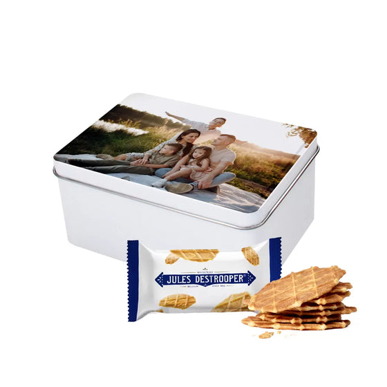 Jules Destrooper geschenkdoos - Tinbox S - Full PERSO - 144g
