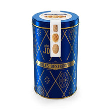 Jules Destrooper Jules' Blue Round Cookie Tin - 475g