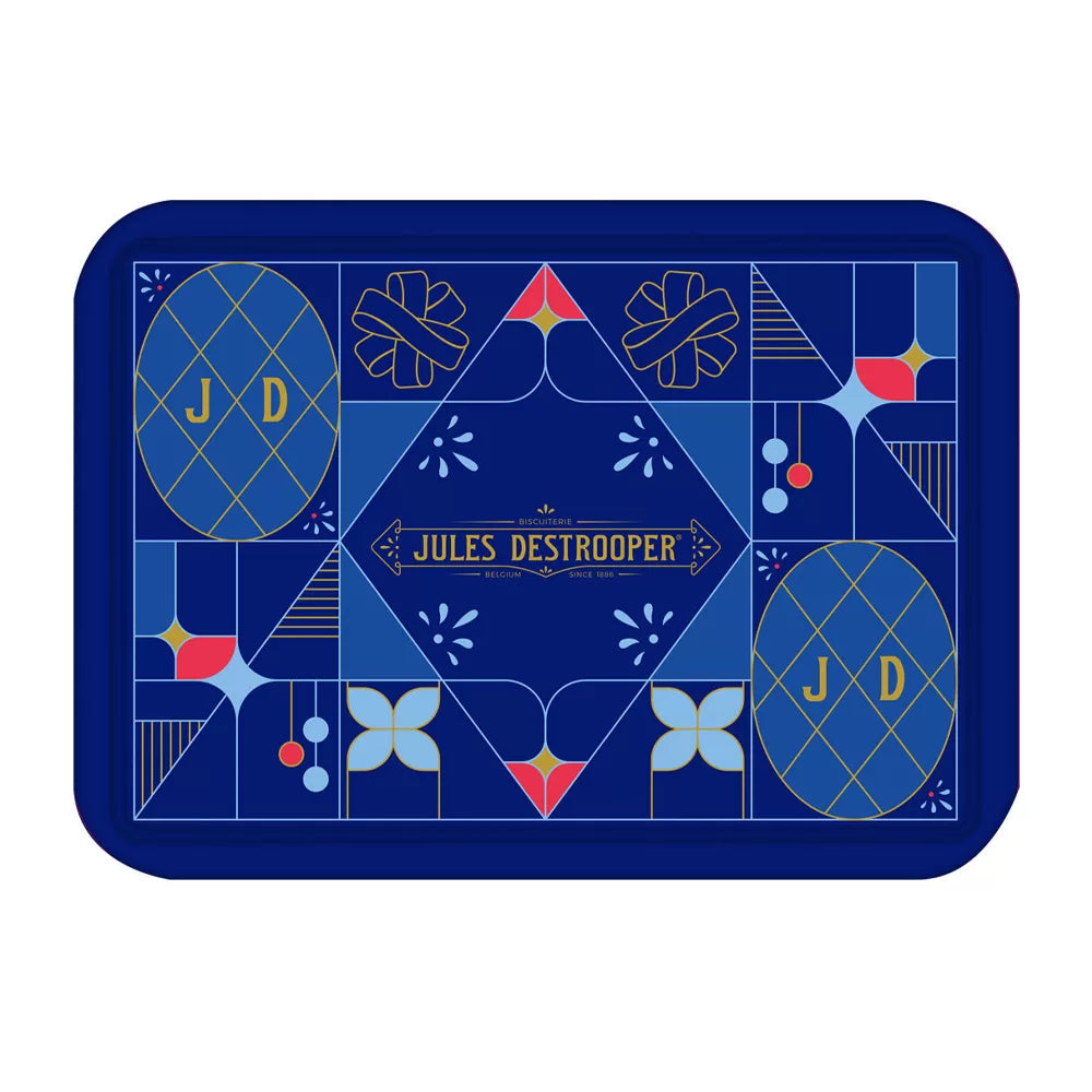 Jules Destrooper Jules' Gift Tin - Amandelbrood & Natuurboterwafels - 350g