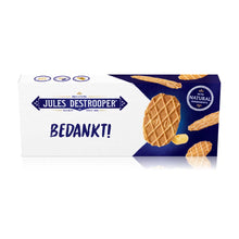 Jules Destrooper Natuurboterwafels - "Bedankt!" - 100g