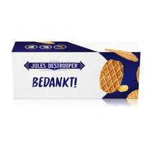 Jules Destrooper Natuurboterwafels - "Bedankt! / Merci!" - 100g x 2