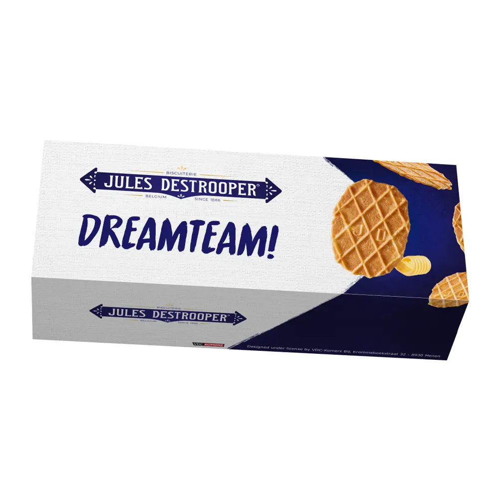 Jules Destrooper Natuurboterwafels - "Dreamteam!" - 100g x 2 Jules Destrooper