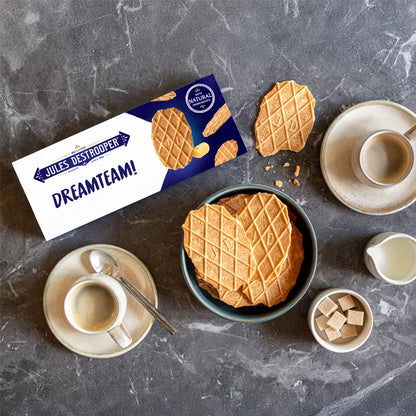 Jules Destrooper Natuurboterwafels - "Dreamteam!" - 100g x 2