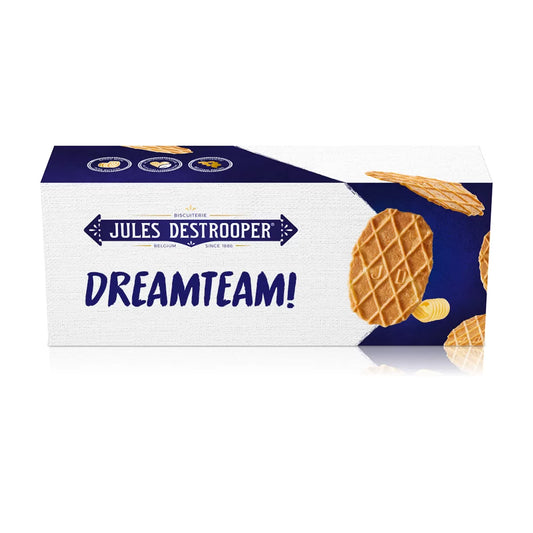 Jules Destrooper Natuurboterwafels - "Dreamteam!" - 100g x 2
